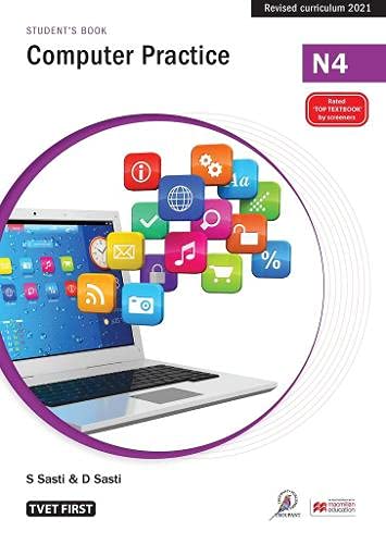 Buy Computer Practice N4 Student's Book (TVET First Nated Series) Book ...