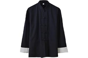 G-LIKE Kung Fu Shirt - Chinese Traditional Taiji Qi Gong Martial Arts Wing Chun Shaolin Tai Chi Taekwondo Training Cloths Apparel Clothing for Man Women Arthritis