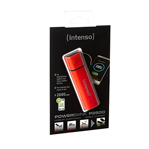 Intenso Powerbank P2600 externes Ladegerät (2600mAh, für Smartphone/Tablet PC/MP3 Player/Digitalkamera) rot - 4