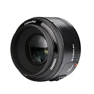 Yongnuo EF YN 50mm F/1.8 1:1.8 Standard Prime Lens for Canon Rebel Digital Camera Works Well With 1100D, 1200D, 1300D, 1500D, 700D, 750D, 800D, 200D, 70D, 80D, 7D mark, 6D mark, 5D mark, 1Ds mark, 1Dx mark