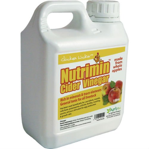 AgriVite, Chicken Lickin, Nutrimin Cider Apple Vinegar Chicken Food 1l