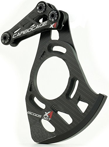 CARBOCAGE X1 Enduro Guía Cadena, Carbon Natur