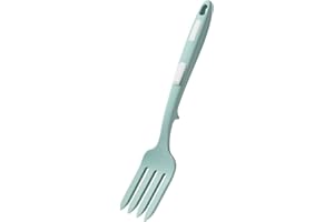 tinysiry Tenedor de cocina de silicona de grado alimenticio, tenedor de mezcla antiadherente resistente al calor para cocinar, utensilio de tenedor de fruta de pasta de postre de silicona para cocina