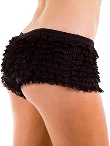 Frilly Ruffle Knickers Panties Burlesque HOT Sexy Pants