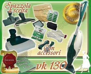 ASPIRAPOLVERE USATO GARANTITO VORWERK FOLLETTO KOBOLD VK 130 + BATTITAPPETO  EB : Amazon.it: Salute e cura della persona