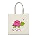 Produktbild Süße Schildkröte Personalisierte Baumwolle Tasche für Mädchen
