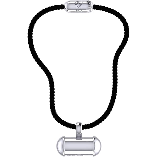 TINY TIARAA Pure 925 Silver Pendant Capsule Openable Kavach Taweez