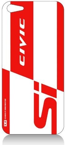 Honda Civic Si Red and White Checker Design Vinyl Skin for Apple iPhone 4 and 4S