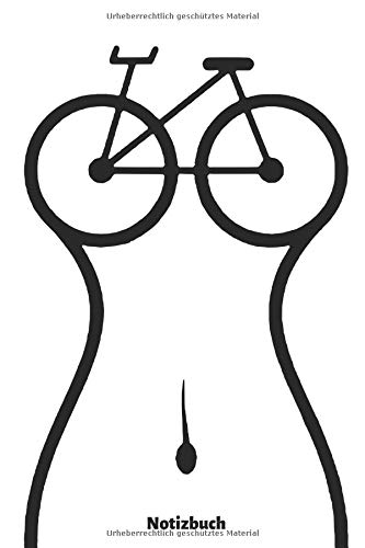 Preisvergleich Produktbild Notizbuch: Fahrrad Körper / lustig (liniert / 100 Seiten)