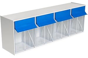 ‎HÜNERSDORFF hünersdorff Klarsichtbehälter / Aufbewahrungsbox / Riegel für ein optimales MultiStore-Lagersystem im Baukastenprinzip aus hochschlagfestem Kunststoff (PS), Nr. 4