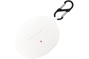 BIIULHCI Silikonowe etui do Huawei Freebuds 5i, odporne na uderzenia etui ochronne i skóra Protective Case Cover do Huawei Freebuds 5i with Keychain (biały)