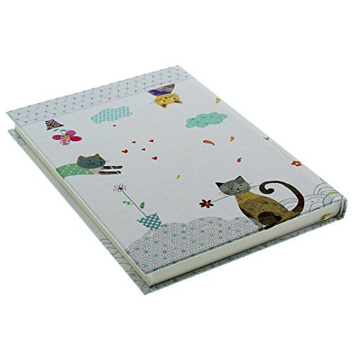 Goldbuch, Notizbuch A5, 200 chamois Seiten blanko, In my Backyard- Cat, Bunt, 64306 - 2