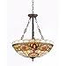 Produktbild Chloe Lighting CH31885VT20-UH3 BERLEENA Tiffany-Style Victorian 3 Light Inverted Hanging Pendant Fixture 20-Inch Shade by Chloe Lighting