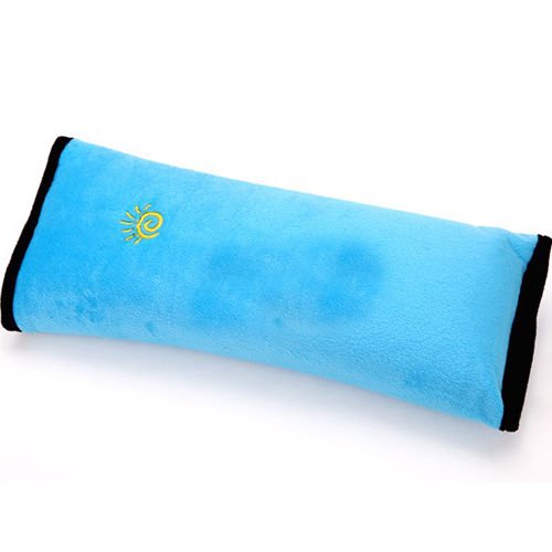 Ezoneuk Store - Kids Child Safety Car Seat Belt Pad Strap Harness Shoulder Sleep Pillow Cushion (Blue)