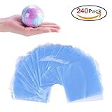 JER Heat Shrink Wrap Bags 240Pcs Clear Shrink Film Bag Odorless Heat Seal Packs 