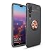 Produktbild Huawei P20 Pro Handyhülle, Huawei P20 Pro Hüllen Ring Holder, SpiritSun TPU Backcover Handy Case Auto Finger Halter 360°Rotation Tasche Kompatibel mit Magnetic Car Mount Cover für Huawei P20 Pro (6.1")-roségold + schwarz Hülle