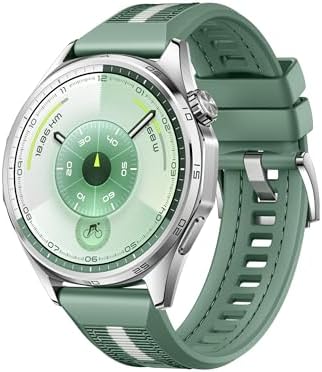 HUAWEI WATCH GT 6 GPS 46mm Smartwatch, Display AMOLED da 1,47 pollici, Fino a 21 giorni, Ciclismo, Oltre 100 Modalità Sportive, iOS e Android, Funzione NFC, Monitoraggio della Salute, Verde