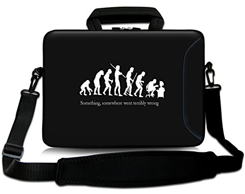 Sidorenko 15-15 6 Zoll Laptoptasche   Laptop Umh  ngetasche  Stilvolle Designer - Computer - Notebook-Schultertasche aus Neopren Schmutz- und Wasserab