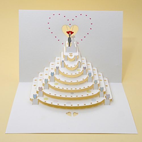 GE Feng Amazing 3D Pop-up Greeting Card - Wedding