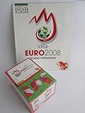  Panini Euro 2008 Sammelalbum + 1 Display mit 100 Tüten Neu