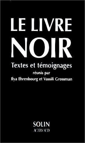 couverture de : Le livre noir