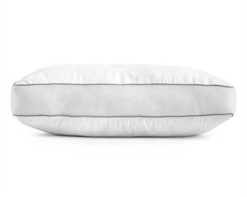 Seitenschläferkissen, Nackenstützkissen Comfort, Anti-Allergisches Material, 60cm x 50 cm x 8cm, Weiß - 4