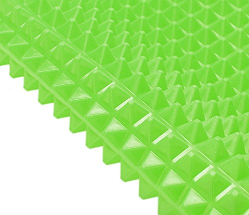 Silikon Backunterlage 40x29cm Backmatte Grün Silikon-Backfolie STAR-LINE® Diät-Backblech-Unterlage Backpapier Ausrollmatte Fettfrei-braten-Grillen Fettarm-Braten fettarm und gesund Kochen (BPA-frei) - 5