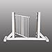 PawHut Pet Safety Gate Dog Cat Fence Child Baby Kids Protection Barrier Steel Adjustable (75H x 63-110W (cm))