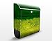 Produktbild Design Briefkasten Elements of Nature | Natur Elemente Leben Gelb Grün, Postkasten mit Zeitungsrolle, Wandbriefkasten, Mailbox, Letterbox, Briefkastenanlage, Dekorfolie