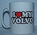 Produktbild I LOVE/HERZ MY VOLVO Neuheit Bedruckte Tee/Kaffeetasse, GESCHENK