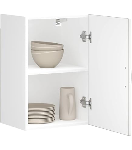Mhdvray Hängeschrank Küche Modernes Design 40 x 31 x 80 cm Geräucherte