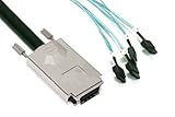 3 ft SAS SFF 8470 4 x SATA Infiniband zu 4 * SATA 1 m Kabel