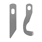 Muzee 2pc Set Couteau Serger Blade Overlock pour Brother 929D 1034D 1034D Couteau supérieur et inférieur Viking XB0563001 et X7768