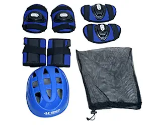 Henco Protective Gear Set/Kit (Pack of 7) for Ice and Roller Cycling Skating, Skateboard, Hover Board, Biking, Cycling, Skating, Rolling, and Other Extreme Sports for Boy/Girl.