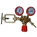 Produktbild HELO '175317' Acetylen Druckminderer für Acetylenflaschen mit einem Maximaldruck von 0-40 bar und einem Arbeitsdruck von 1,5/2,5 bar, Druckregler aus Messing mit Stoßschutz