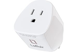 US to UK Plug Adapter by Laffair (1 Pack) - Essential USA to UK Plug Adapter, Canada to UK Travel Plug, Versatile Type A Plug Adapter, Perfect for American to UK Connections