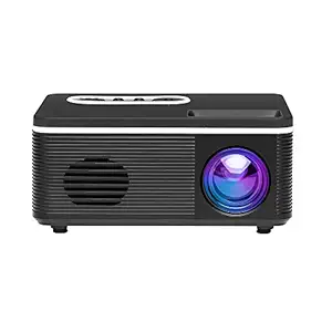1080P Mini HD Projector 30 Lumen Portable LED Light USB AV Port for Office Home Theater Outdoor EU Plug