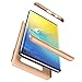 Produktbild Xinglong Compatible mit Samsung Galaxy S10 Hülle,3 in 1 Handyhülle Hardcase 360 Grad Schutzhülle Ganzkörper Schützend Ultra Dünner PC Tasche Etui Cover Fullbody Backcover Bumper,Gold
