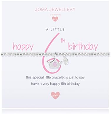 a little 6th Birthday bracelet
