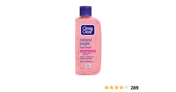 clean and clear natural bright face wash limited edition