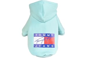 ENGEL WEMANG Cappotto per cani di piccola taglia, felpa alla moda, cappotto invernale per cani, giacca per cani Adatto per cani e gatti di piccola taglia, quattro colori disponibili (M blu)