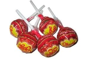 MVS WHOLESALE Cherry Lot de 50 sucettes Chupa Chups pour sac de fête