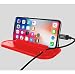 Produktbild Multifunktions Handyhalterung Für Auto Halterung Mit Stoppschild-Parkkarte Kompatibles Samsung S7 / S6, Iphone 4S / 5 / 5S / 5Se / 6 / 6S Plus / 7/7 Plus Smartphone,Red
