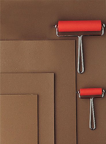 Linolwalze 6 cm, Linoldruckwalze, Linolrolle, Gummiwalze, Farbwalze, Farbrolle - 4