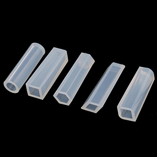 MagiDeal 5 Stück Sortierte Schmuck Silikonform Schmuckgießform Gießform silicone mould – Klar2, Größe2 - 5