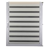  TOP MULTI Doppelrollo fertig montiert Duorollo Jalousie Klemmrollo Fenter & Türen creme oder weiß verschiedene Längen und Breiten - versandkostenfrei (D) (55cm Breite x 160cm Länge, Weiß)