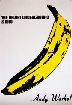 Andy Warhol Banana Velvet Underground Rock Music Art Poster 24 x 36 inches by Imaginus Posters