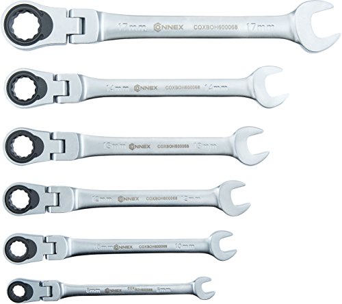 Connex Premium-Werkzeugkoffer, inklusive Gelenkratschengabelschlüssel, 68-teilig, COXBOH600068 - 9