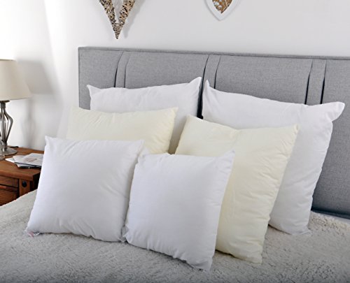 UK Care Direct Polycotton Cushion Pads Inners Inserts 20, 22 or 24 Bounce Back Hollowfibre