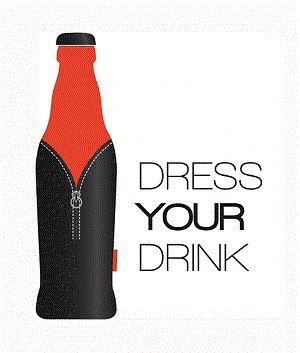 DRESS-YOUR-DRINK Neopren Weinflaschenkühler (0.75 Liter) - 6
